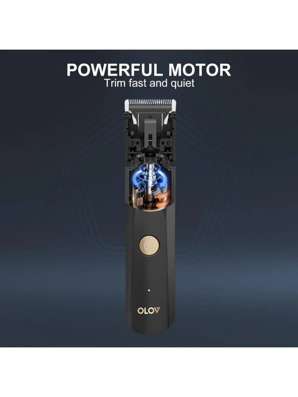 Electric Body Hair Trimmer for Men & Women - Waterproof Wet/Dry Groomer, USB